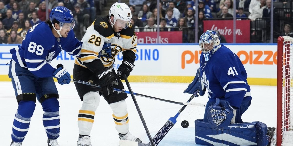 Die Maple Leafs besiegten die Bruins mit 4:0 und beendeten damit ihre acht Spiele andauernde Niederlagenserie.